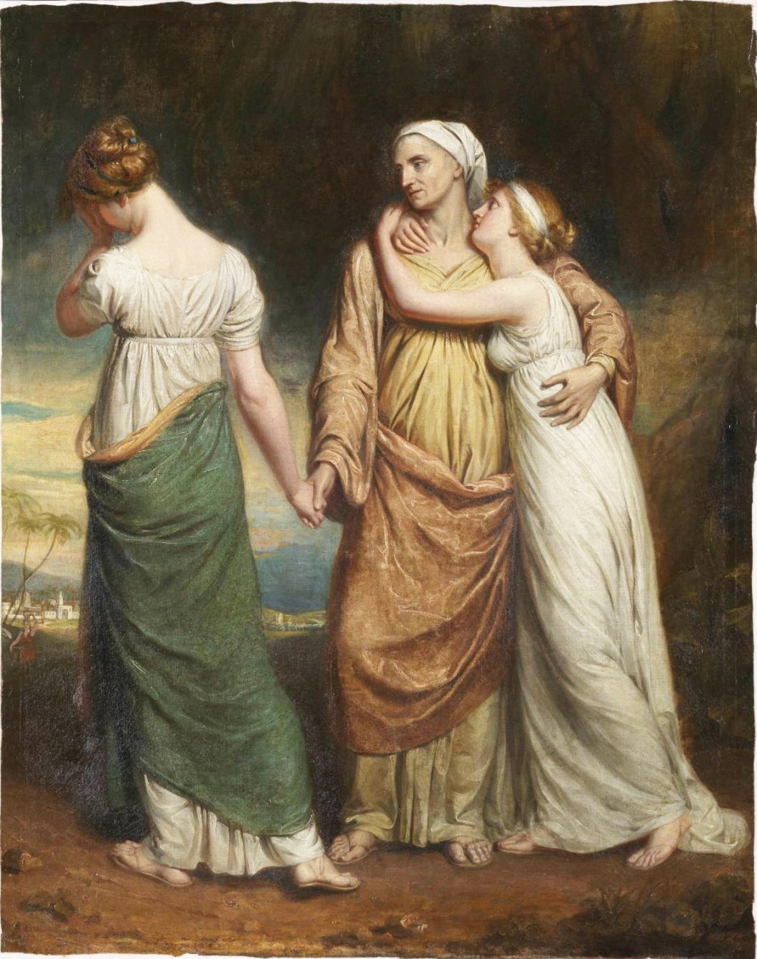 Naomi and her Daughters exhibited 1804 by George Dawe 1781-1829